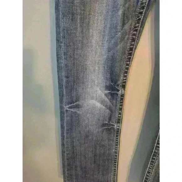 Tin Haul Jeans Blue 31/32 women's boot cut western embellished pockets - Picture 5 of 13